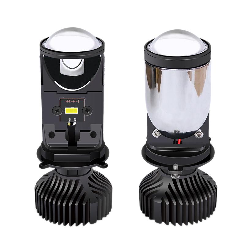 2 Projecteurs Bi-LED 3 Pouces 8000lm 55W/65W 12V - Lentilles Phares Feux De Croisement Et Route Universelles
