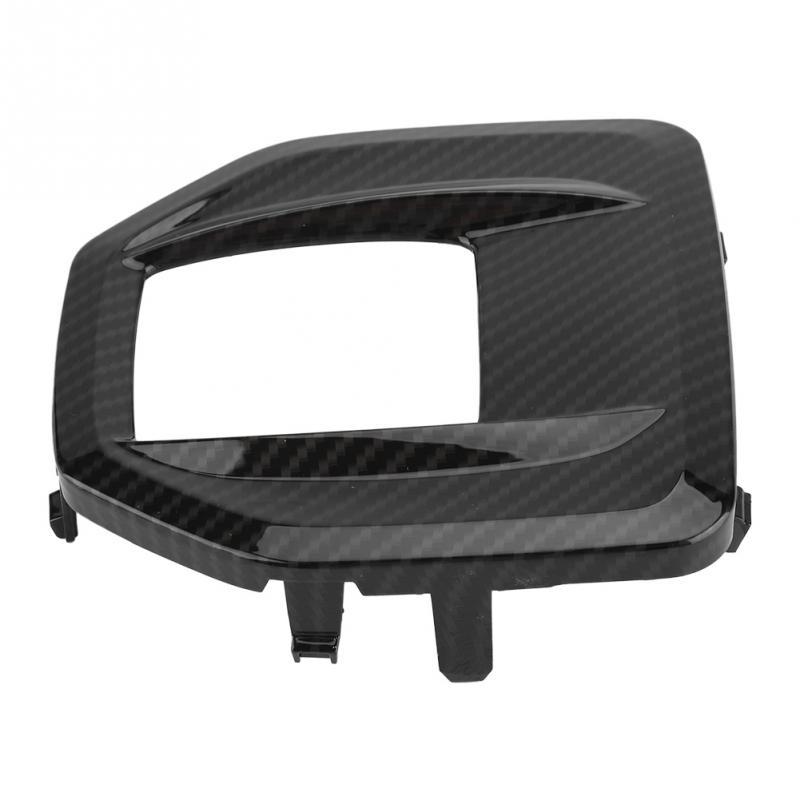 Estilo de fibra carbono abs interior do carro console central painel mudança engrenagem guarnição para alfa romeo giulia 2016 2017 2018 stelvio 2017