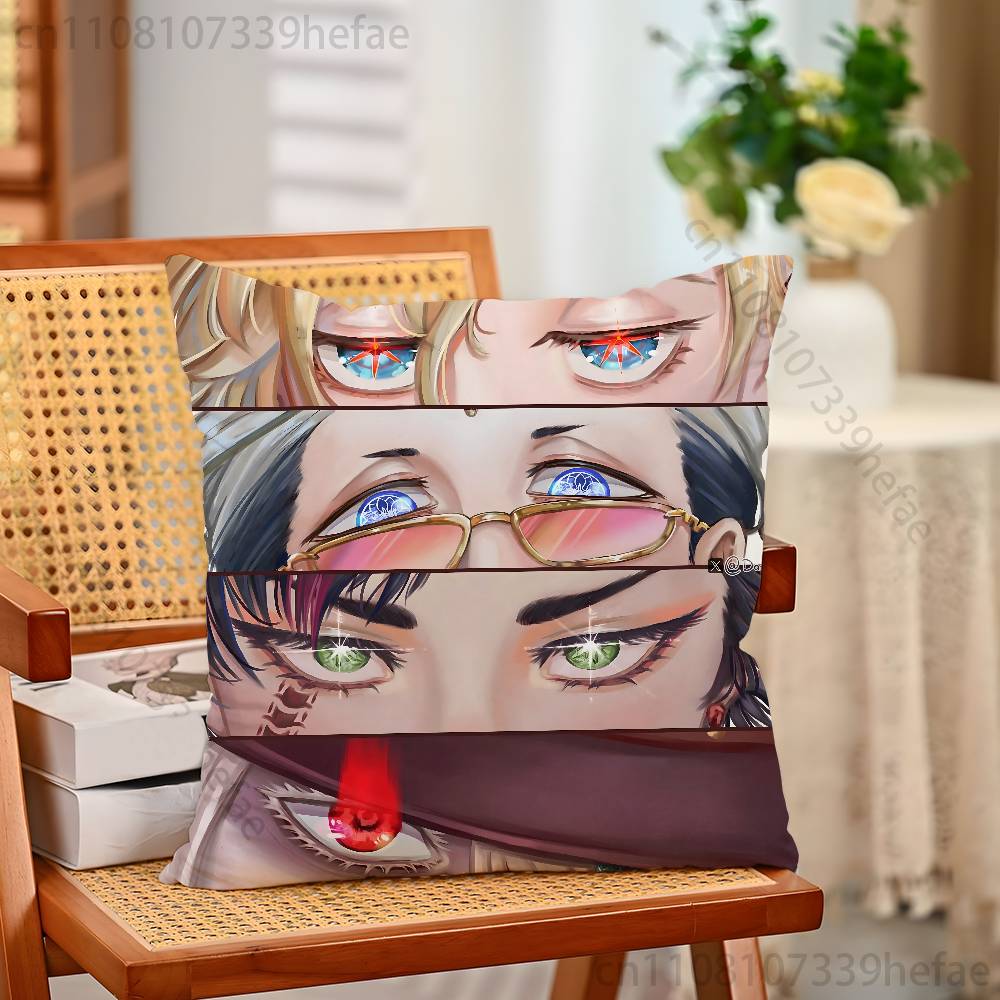 RRecord of Ragnarok Print Polyester Pillow Case for Valentine gift Home Sofa Cushion Cover Decoration Custom