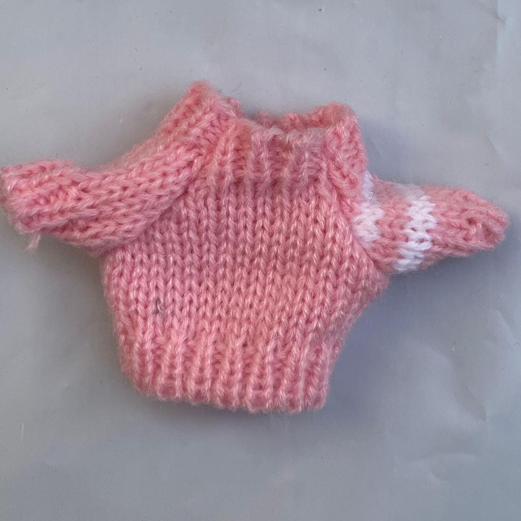 10cm Plush Doll Sweater Accessories for 13cm Palm Dog and Small Dolls