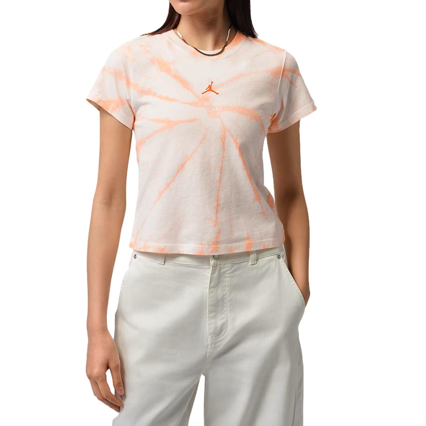 Jordan Brooklyn Tie-Dye Cotton Comfortable Soft Regular T-Shirt Women tops IR0775133 XS