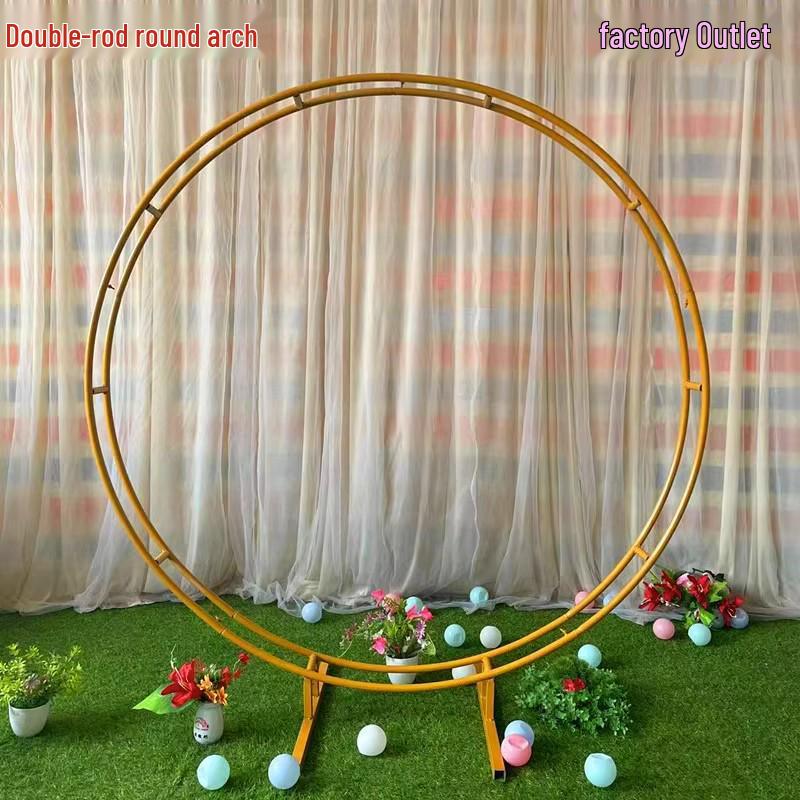 Round Iron Wedding Arch Frame - Flower Decoration