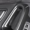 Painel de decoração de maçanetas internas de carro em fibra de carbono para porta, moldura de porta, guarnição para Mercedes Benz Classe A W177 CLA