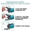 PATUOPRO Electric Saw Trimmer Cordless Oscillating Multi Function Tool Woodworking Cutting Power Tools For Makita 18V Battery
