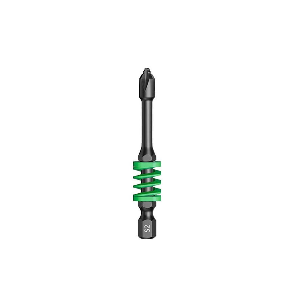 

1/2/3Pcs Portable Non-slip Magnetic Bit with Spring Hexagonal Cross Batch Head Drill Bit Electrician Tools