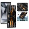 Trend Schwarz Gold Mechanische Rüstung Samsung S24Ultra Handyhülle Handy Hülle Neues Galaxy S25 + Schutzhülle