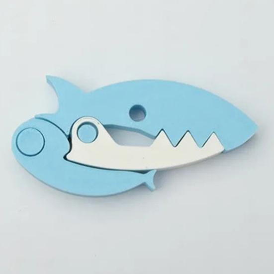 2Pcs Shark-Shaped Bag Clips Colorful Plastic Food Bag Sealer for Snacks Chips Self-Locking Jaws Design Kitchen Essential for Sealing Bags And Snacks