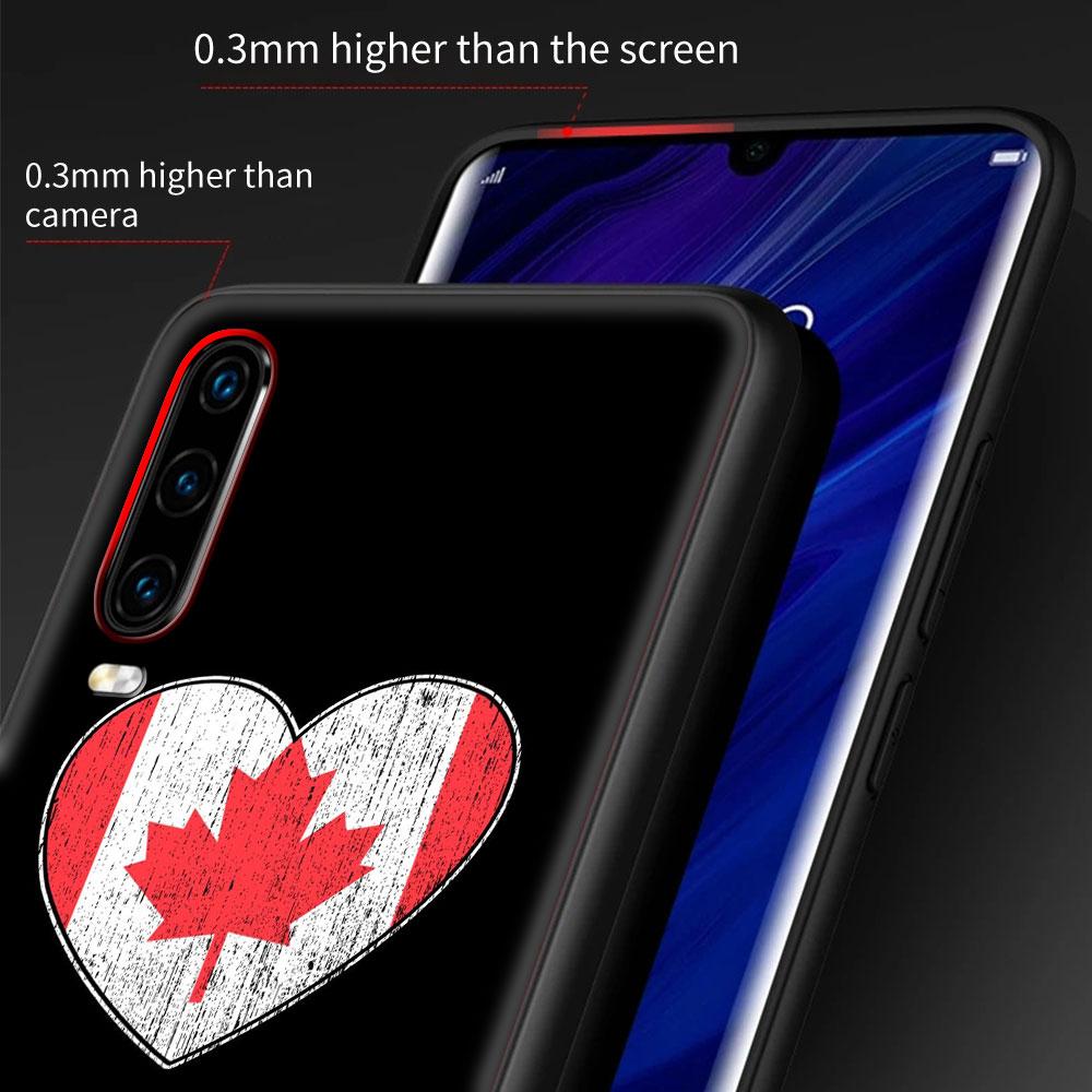 Maple Canada Flag Football For Huawei P30 Lite Phone Case For Huawei P50 Pro P20 P40 Lite E P Smart Z 2021 Y6 Y9s Y7a 2019 Cover