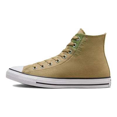 Chuck Taylor All Star Stitched Patch Retro High Top Canvas Shoes Unisex Sneakers Brown Green A03411C