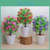Artificial Murraya Exotica Plant With Plastic Pot For Home Decor And Photography Props