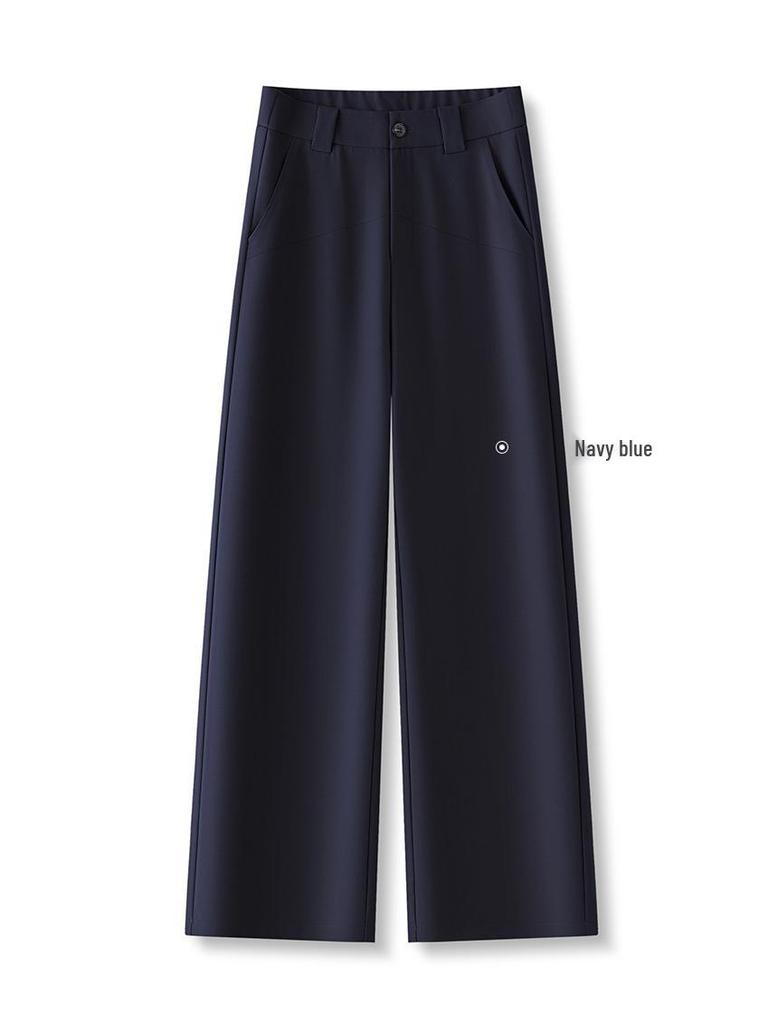 Women's Tencel Acetate Loose Fit Draping Casual Pants - Slimming, Versatile, Narrow To Wide Leg (Spring 2025)