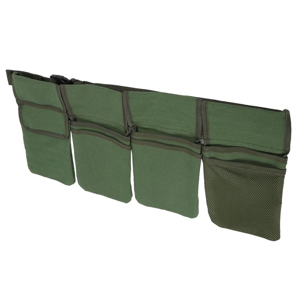 Fourpocket Belt Bag Portable Tool Pocket Oxford Fabric Tool Pouch with Safe Buckle for Gardener Woodworker