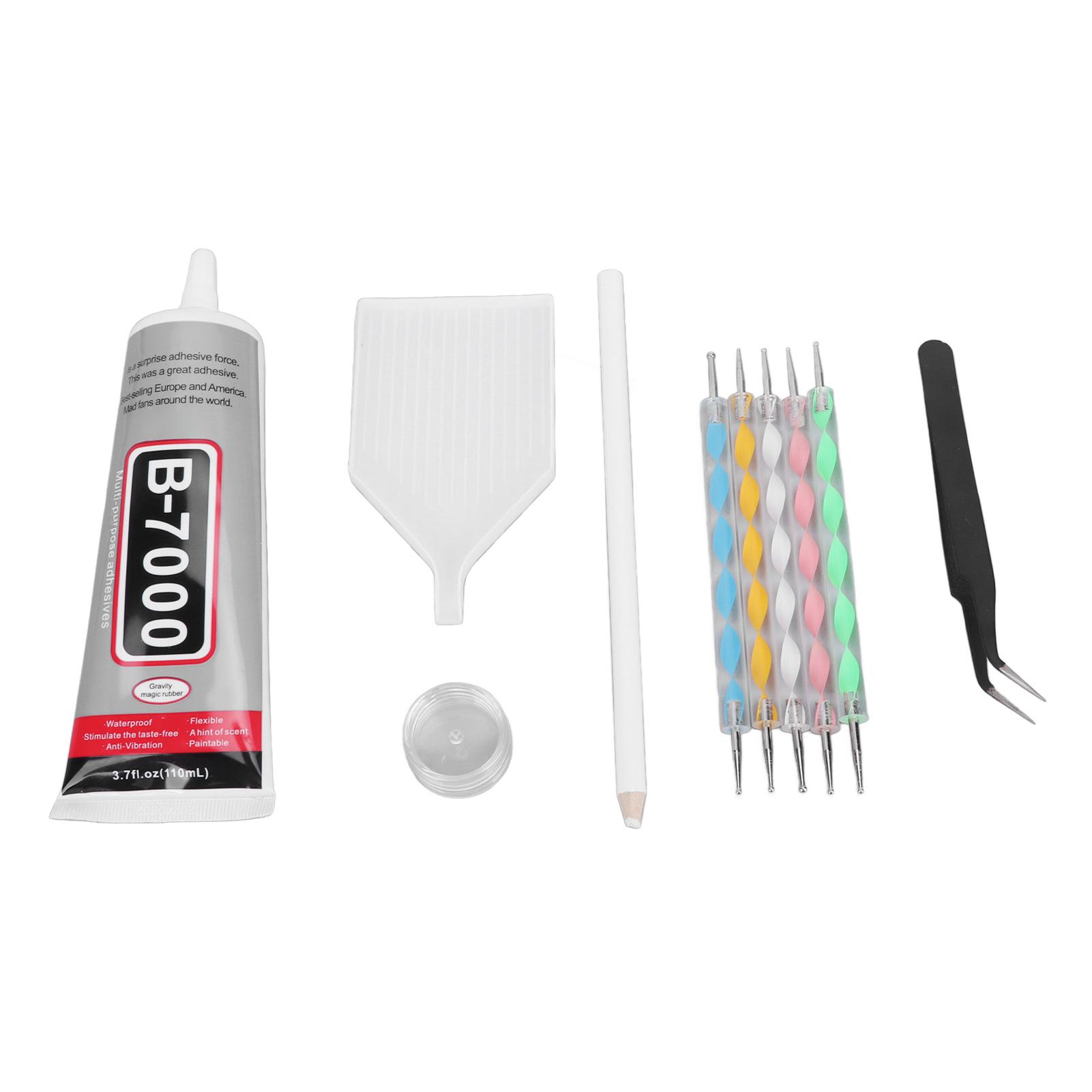 DIY Rhinestone Jewelry Tools B7000 Glue Tray Crayon Pen Rhinestones Crafts Tools for Jewelry Making