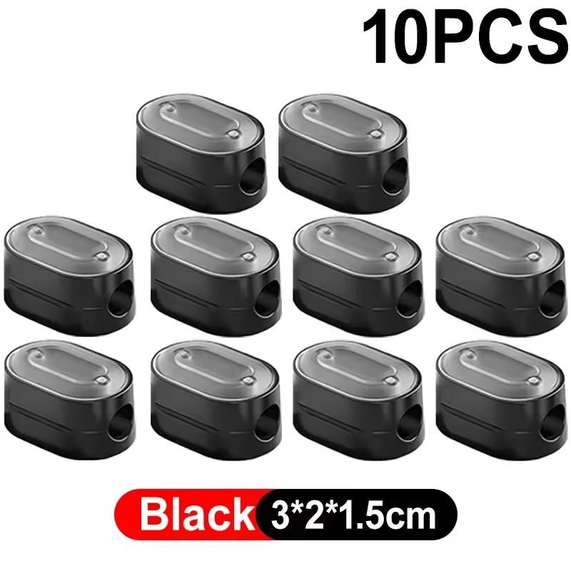 1-20Pcs Portable Magnetic Cable Clips Desktop Cord Organizer Wire Holder Strong Adhesive Magnetic Cable Management Home Office