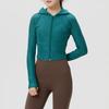 Under Armour Stretch Hooded Long Sleeve Fitness Top Women Tops 6011036-338