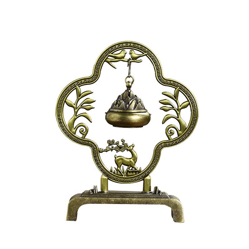 Creative Hanging Alloy Incense Burner for Home Aromatherapy - Boshan Furnace Style