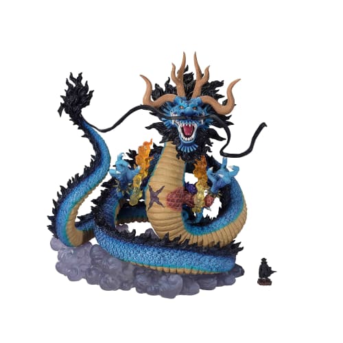 TAMASHII NATIONS Figuarts ZERO Super Fierce Battle ONE PIECE Kaido of the Beasts - Double Dragons - Approx. 300mm PVC & ABS Pre-painted Complete Figur