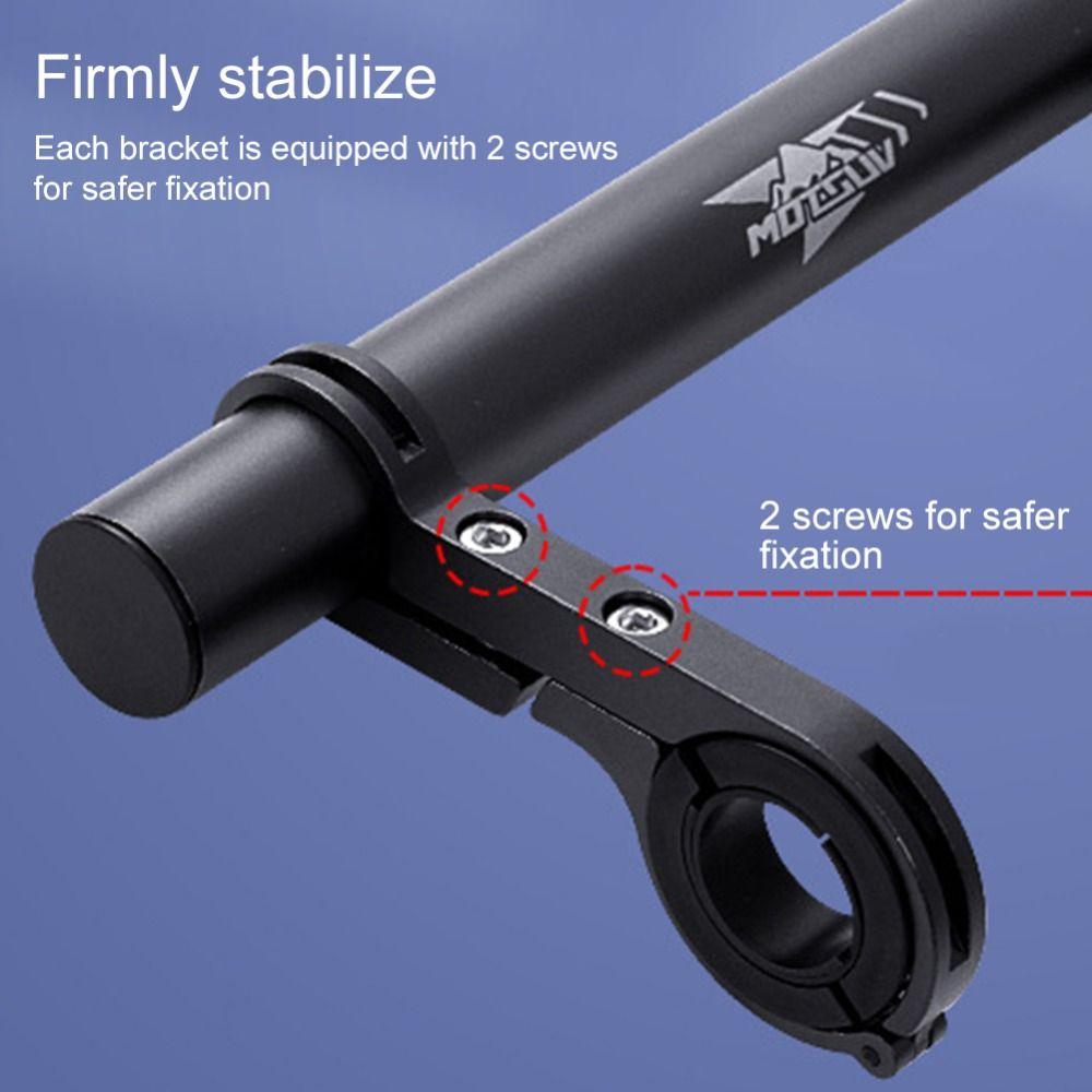 Aluminum Alloy Handlebar Extension Bracket 10/20/30cm Lamp Support Rack  Mountain Road Bike