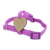 Pet Bird Harness Leash Elastic Adjustable Lightweight Parrot Flying Leash Straps with Cute Heart Purple