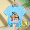 T Shirt Cat Chinoiserie Style Funny Summer Retro Trend Cartoon Kitten Tops Tee Tshirt Kids Design Lovers Casual Short Sleeved
