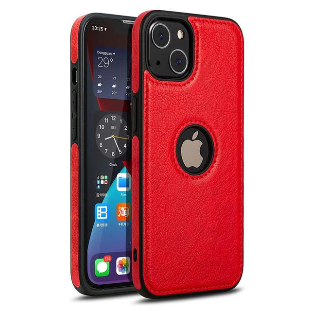 For iPhone 11 12 13 14 15 Pro Max MINI XR XS X SE 6 7 8 Plus Business PU Leather Case Soft Cowhide Shockproof Protective Cover