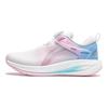 Li Ning Kids Kunpeng 2.0 Fabric Simple Durable Breathable Low-Top Running Shoes Kids sneaker White Pink YKFU002-4
