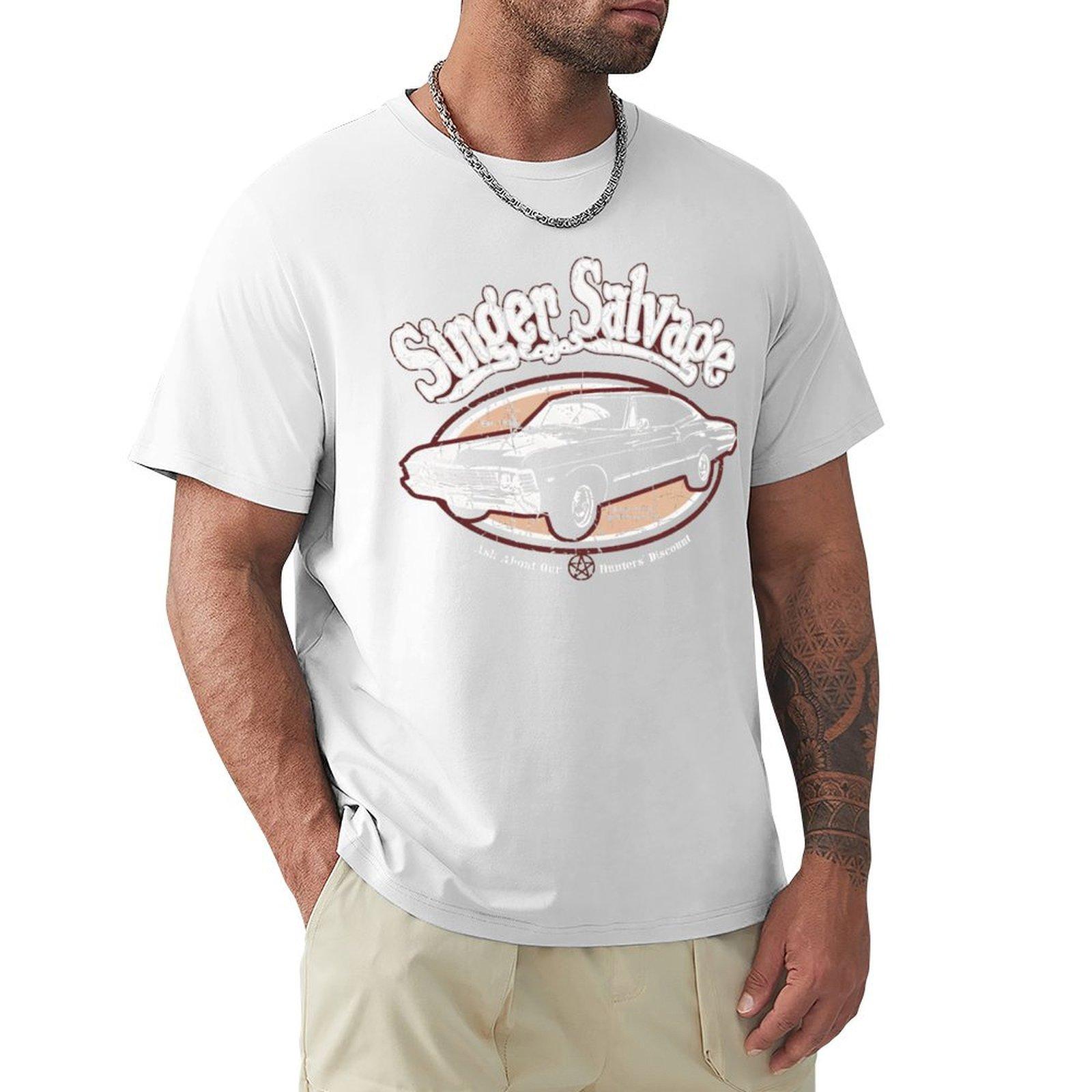 Supernatural Impala Singer Salvage Spn Tshirt Casual Everyday Wear Tshirt S