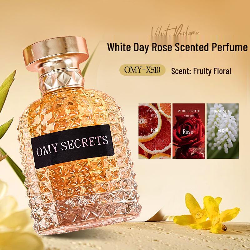 Adventure Miss Donna Rose Perfume: Long-lasting Light Fragrance with Stylish Rivet Design