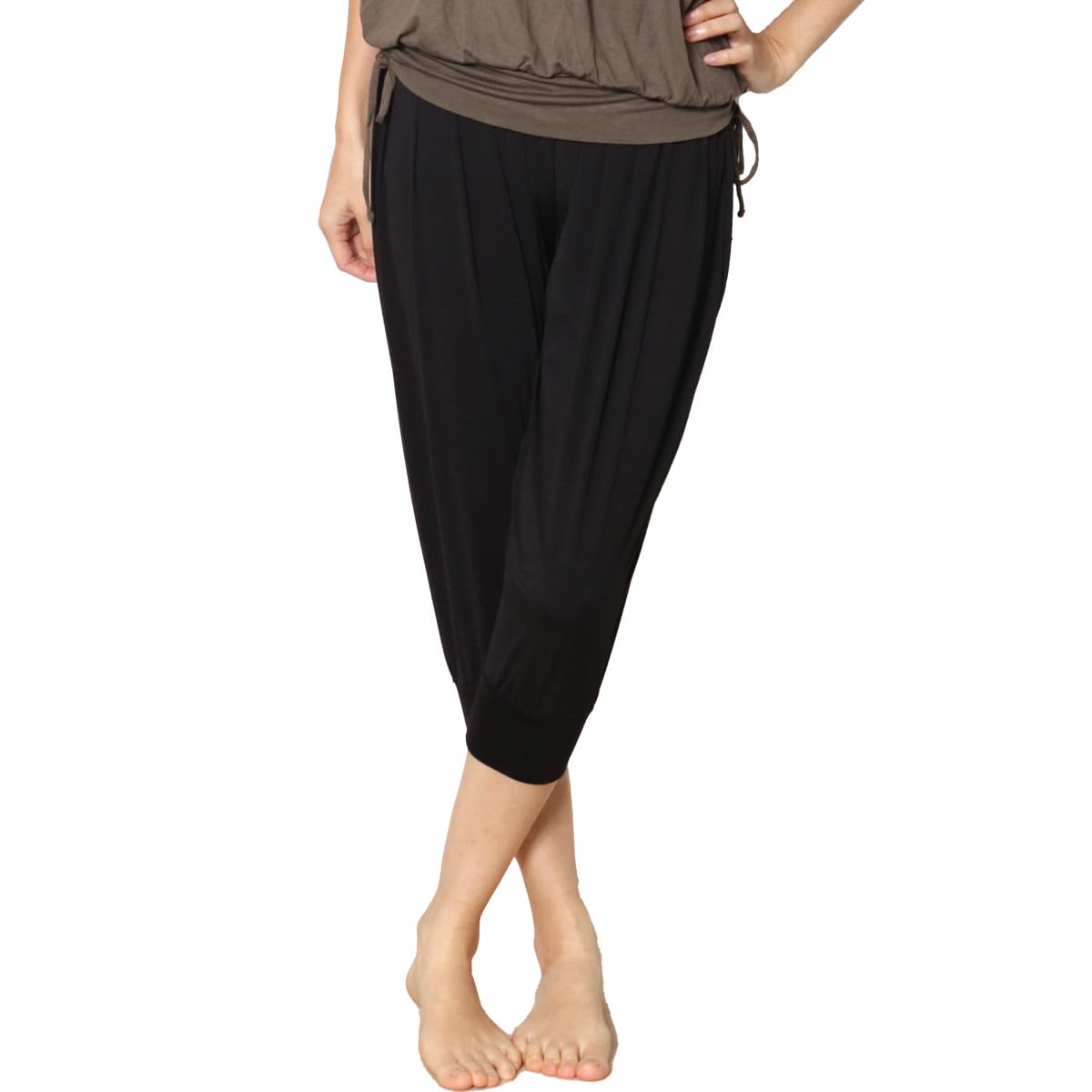 

one Yoga GYM Sarouel Yoga Black Pane(t) Women s Pants, Pants, Bottoms, Wear, Sweat-Wicking, Lightweight, чёрный