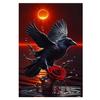 DIY 5D Diamond Painting Full Drill Bird Black Crow Skull Rose Diamond Mosaic Hand Inlaid Rhinestones Embroidery Home Decor Gifts