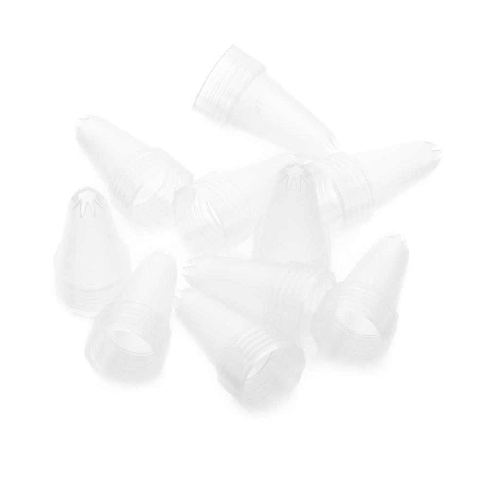 Plastic Mobile Phone Case Flower Nozzle Baking Tools Simulation Cream Glue Piping Icing Nozzles