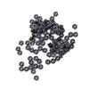 100pcs Din934 M2 M5 Black Zinc Plated Carbon Steel Metric Thread Hex Hexagonal Nuts