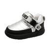 Winter new children's snow boots low state cotton boots outdoor sports large cotton shoes waterproof non-slip warm shoes