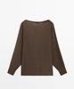 Masimodutti Cotton Blend Fluid Knit Sweater
