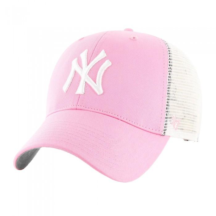 New York Yankees Boné Snapback Branson Trucker 47 One Size cor-de-rosa/branco