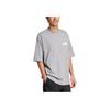 Sports Lifestyle Series Casual Minimalist Round Neck Short Sleeve T-Shirt Unisex Tops Heather-Gray JZ3265