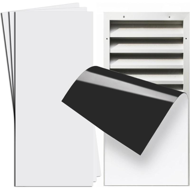 Magnetische Lüftungsgitter Abdeckungen Überlegene Magnetkraft Quadratischer Lüftungsschlitzschutz Einfach zu bedienen für Häuser Decke Wand HLK & Nutzung