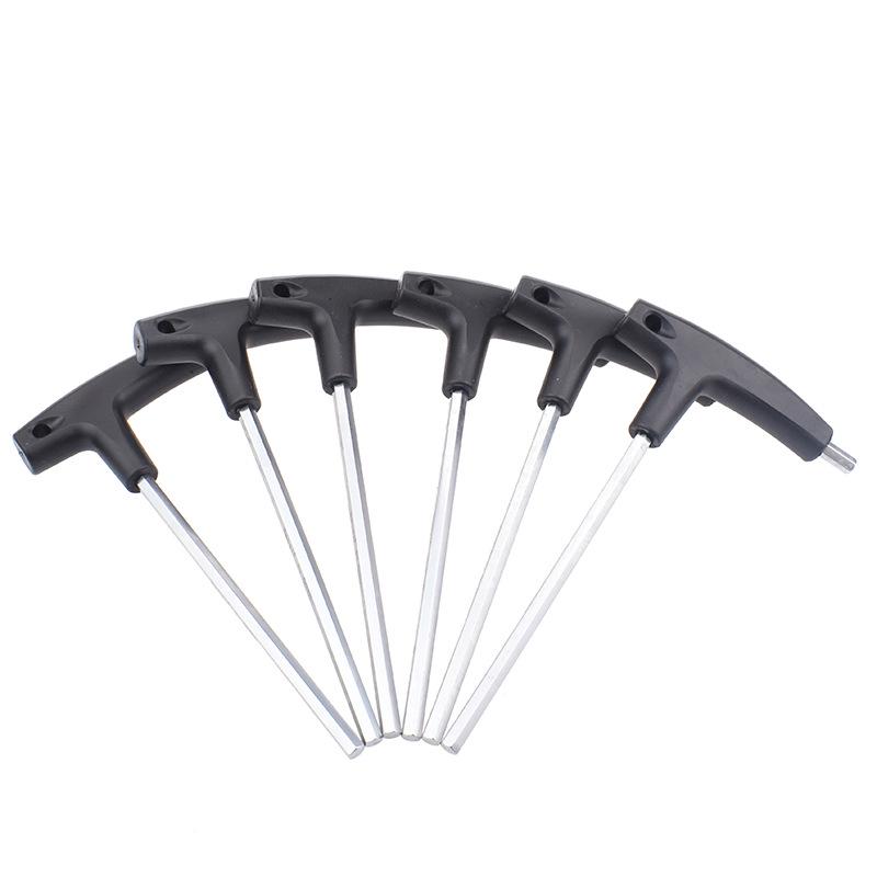 Nigao T-Handle Hex Wrench Flat Head Extended Screwdriver Key