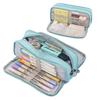 Canvas Pencil Case Large Capacity Multiple Colors Perfect For Students School Office Daily Use