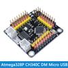 Per Arduino Leonardo R3 ATMEGA16U2 / ATMEGA328P Chip CH340G Scheda di Sviluppo WeMos ESP8266 CH340C DM Strong Micro USB
