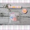 Sticker Book Mini Squishy Puffy Food Sticker Book Rabbit JP-SAKURA Set Buttocks, (Mini + Sticker)