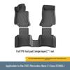 Eco-Friendly TPE Floor and Trunk Mats for 23 Mercedes-Benz C-Class/C260L: Stain-Resistant and Durable