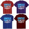 Funny Vintage Uncle 2026 Loading Please Wait Graphic Tshirt Men Women Hip Hop Oversized T Shirt 100 Cotton Comfort Tshirts