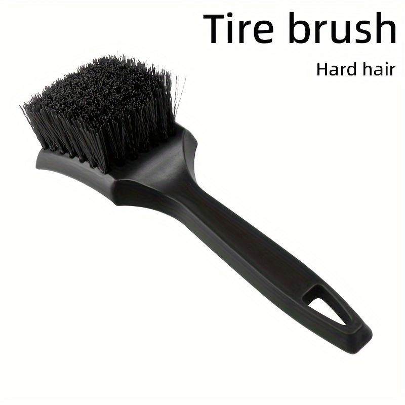 Multi-Purpose Car Tire Cleaning Brush with Stiff Bristles Durable PP Material for Auto Maintenance