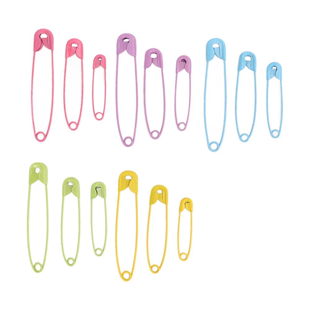 325Pcs Steel wire Candy Colored Safety Pins  Garment sewing temporary fixing