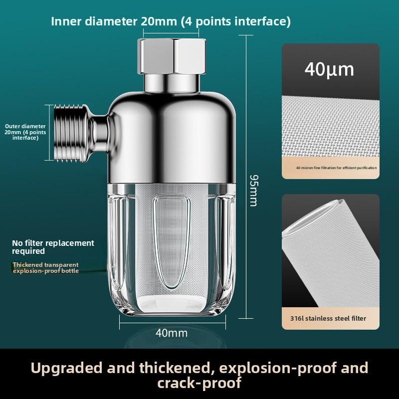 Universal Household Electric Water Heater Pre-filter Stainless Steel Filter Element for Shower Nozzle/kitchen/bathroom