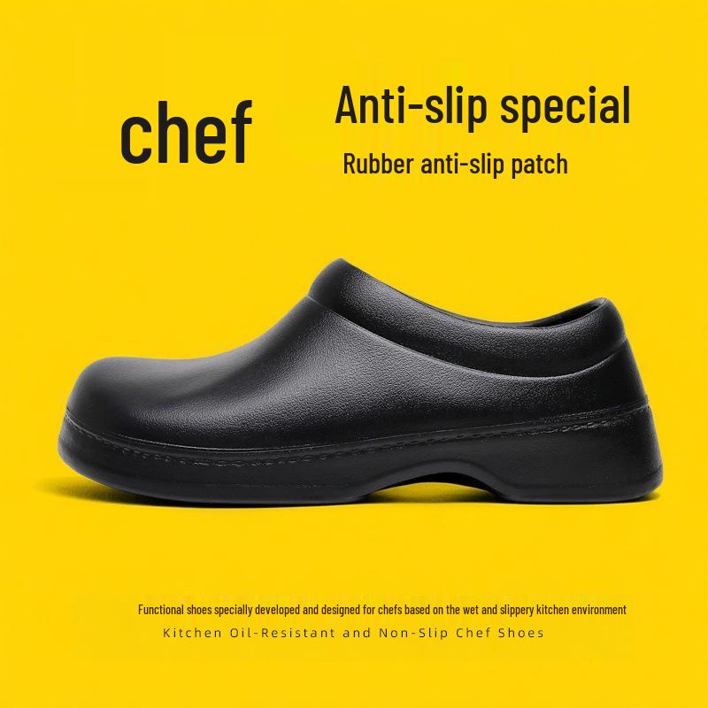Scarpe da Chef Impermeabili Antiscivolo: Leggero, Resistente all'Olio, Suola Spessa
