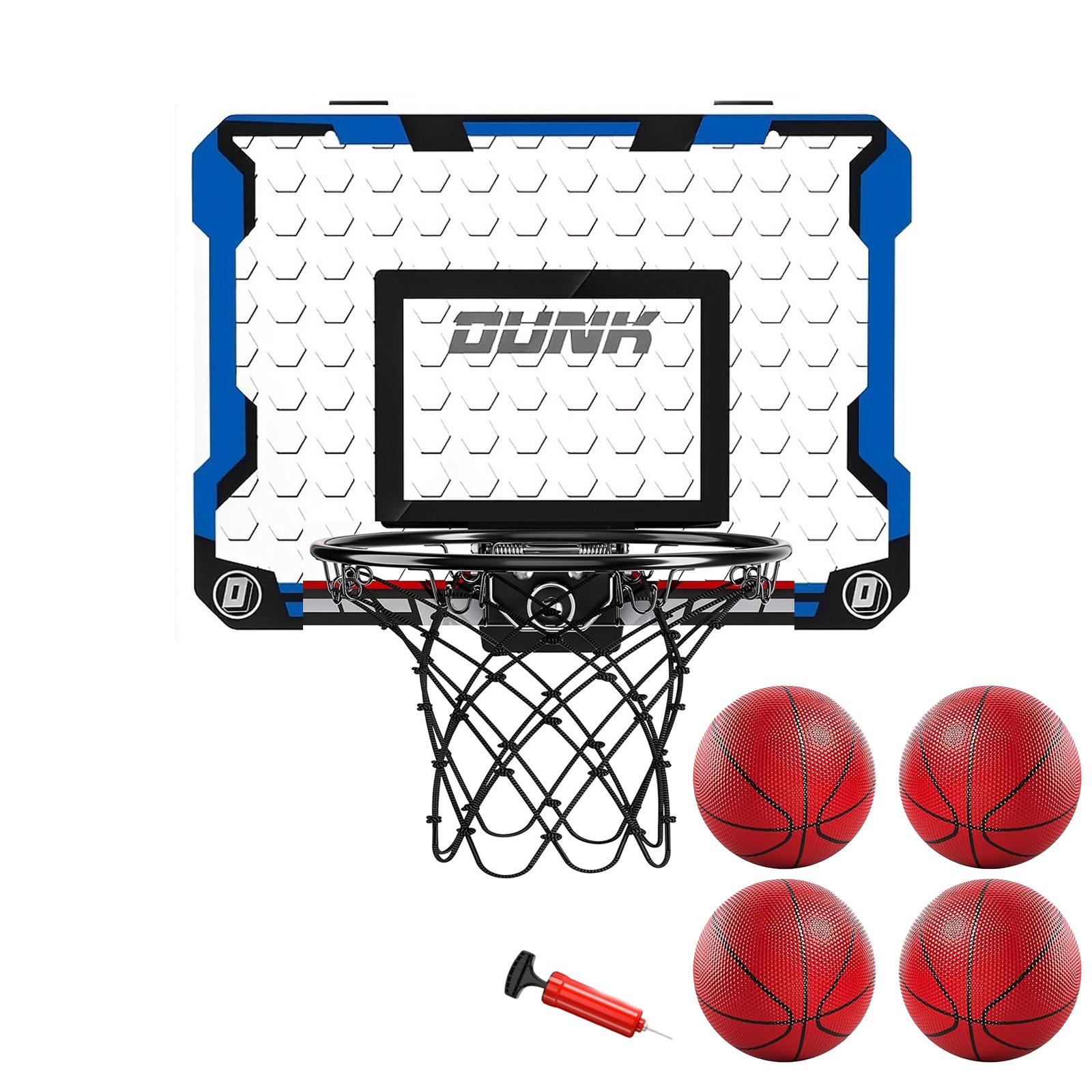 Electronic Scoring Basketball Board Indoor External Box Scoring Metal Circle Foldable Dunks Target Sports Toy One Size
