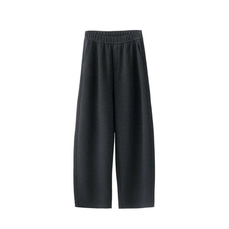 

Женские шерстяные ветрозащитные брюки с высокой талией — осень/зима, прямой крой, облегающий крой, повседневный и утепленный дизайн S (suggested weight 90-110 lbs)