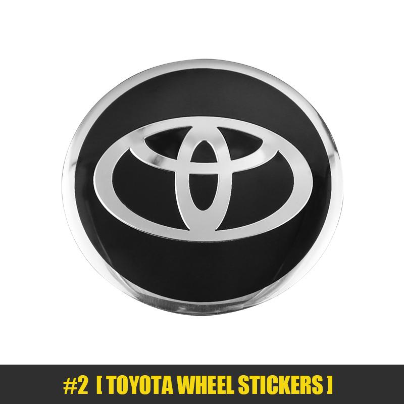 4 Pezzi 56mm Adesivi Ruote Auto Tappo Centrale Mozzo Emblema Auto Badge Decalcomania Per Per Toyota Yaris Corolla Prius Auris Camry Avalon Sienna